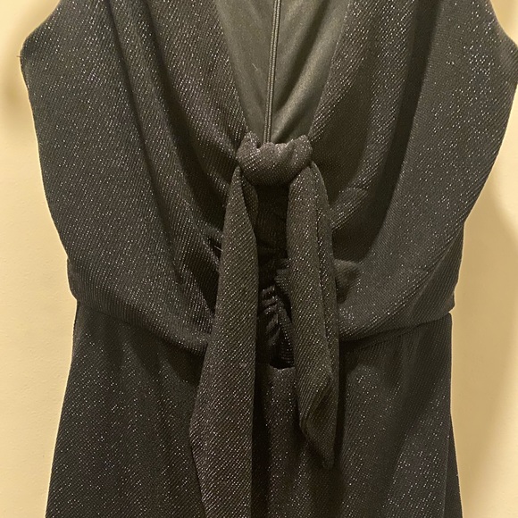 Bershka Night Out Low Cut sparkle romper playsuit - Picture 4 of 10